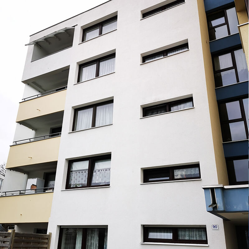 Fassade vor der Reinigung