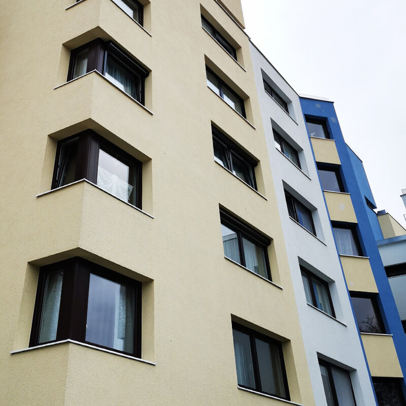 Fassade vor der Reinigung