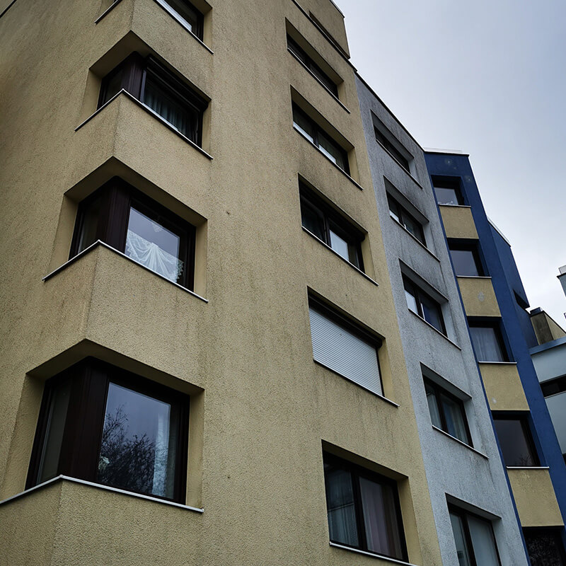 Fassade nach der Reinigung