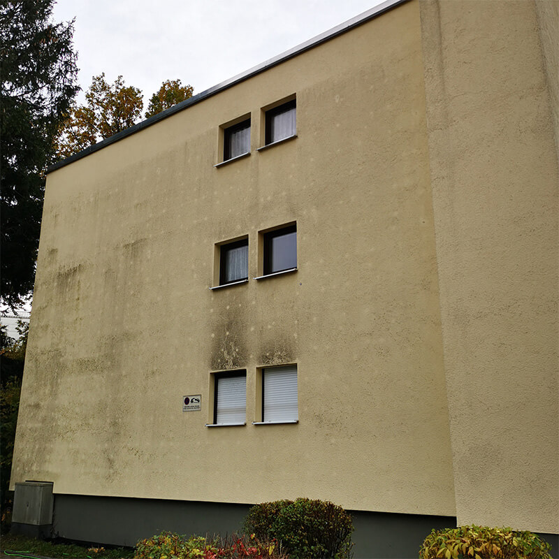 Fassade nach der Reinigung